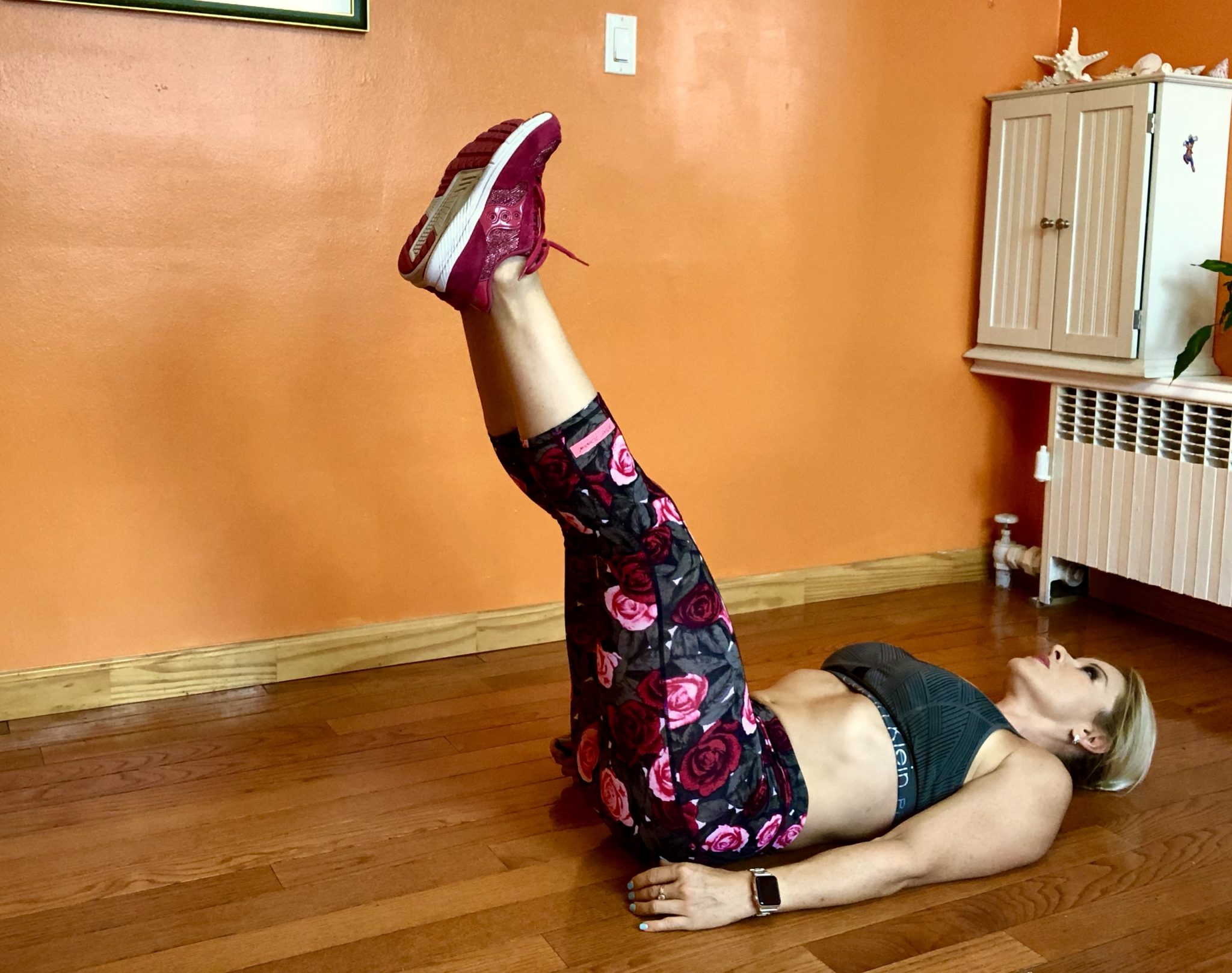 Lying Leg Raises with Hip Thrusts Adriana Albritton